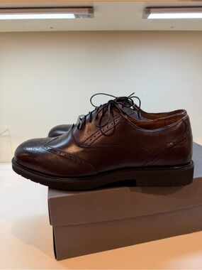 Hush Puppies Mens Oxford Lace-up
Kentfield Burgundy Size 11 EW New